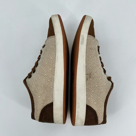 Kodiak Indra Sneaker Womens 9.5 Low Top Textile Brown Leather Canvas Lace Up - Picture 5 of 8